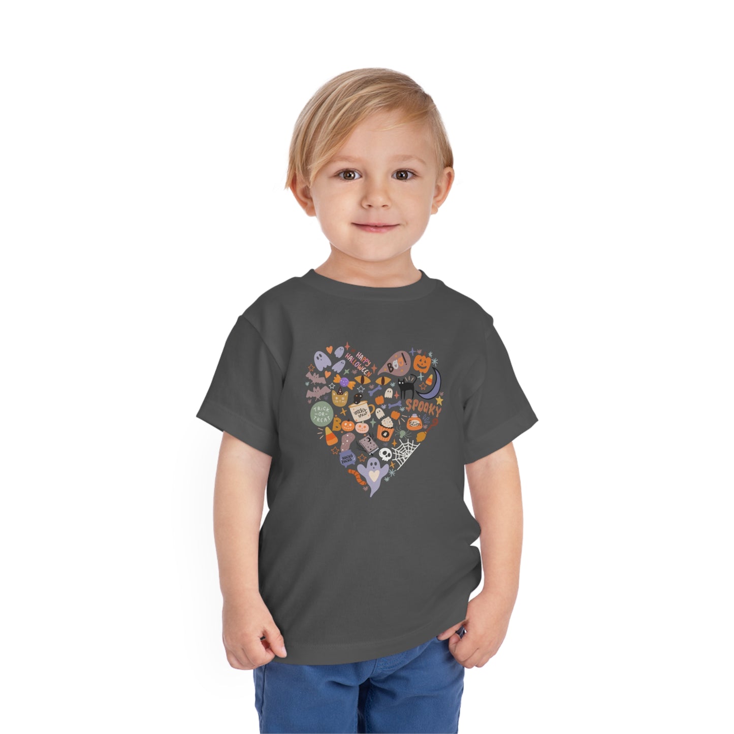 Toddler Spooky Doodles Halloween Favorites Short Sleeve Tee