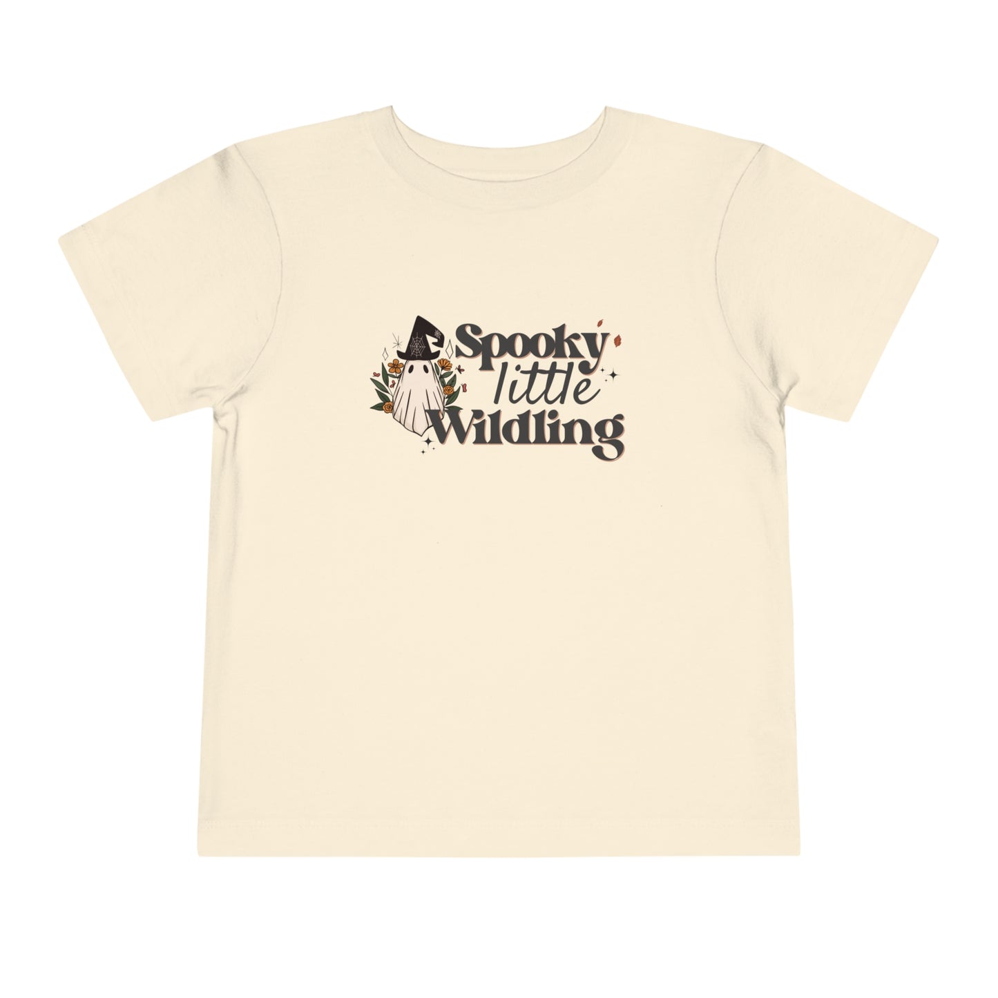 Spooky Little Wildling Floral Ghost Toddler Tee