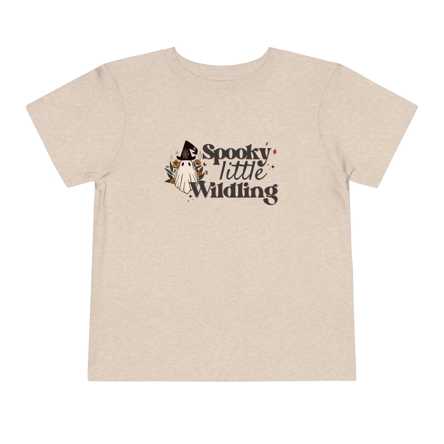 Spooky Little Wildling Floral Ghost Toddler Tee