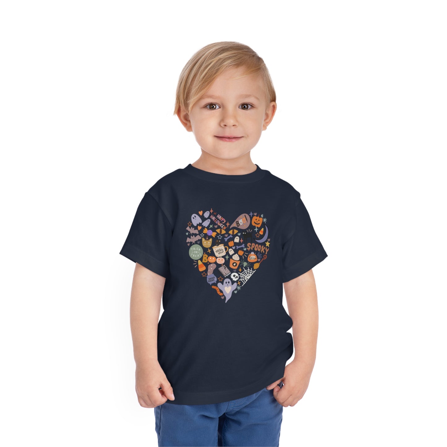 Toddler Spooky Doodles Halloween Favorites Short Sleeve Tee