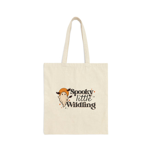 Spooky Little Wildling Ghost Halloween Tote/Trick-or-Treat Bag