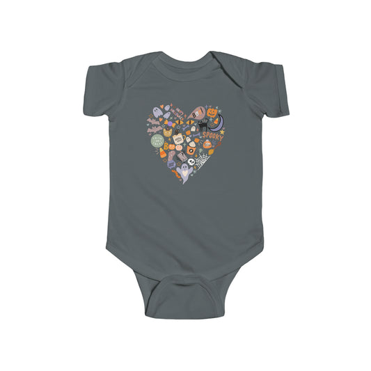 Infant Spooky Doodles Halloween Favorites Short Sleeve Bodysuit