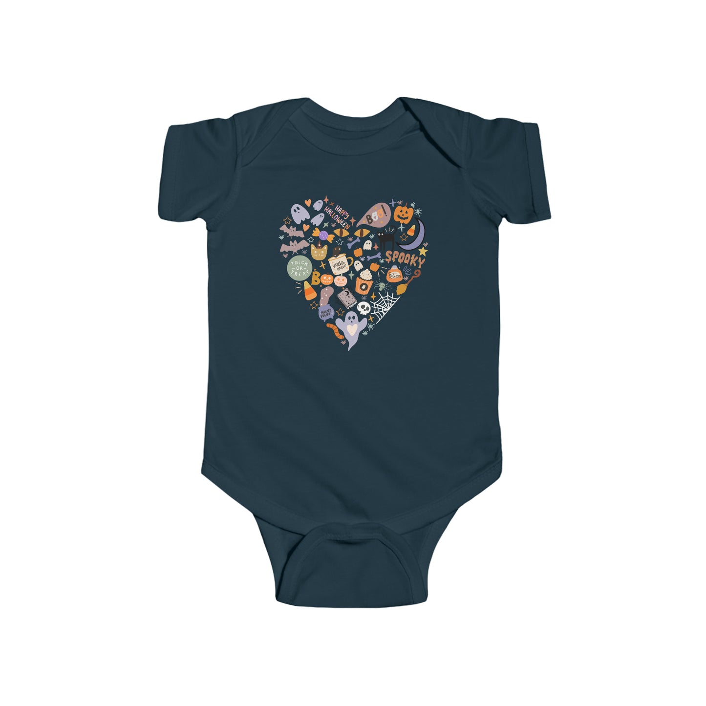 Infant Spooky Doodles Halloween Favorites Short Sleeve Bodysuit