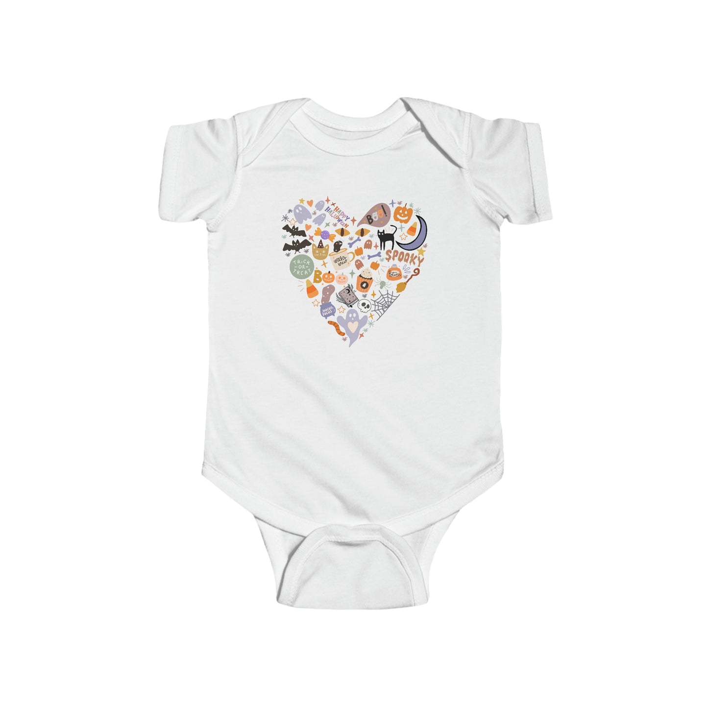 Infant Spooky Doodles Halloween Favorites Short Sleeve Bodysuit