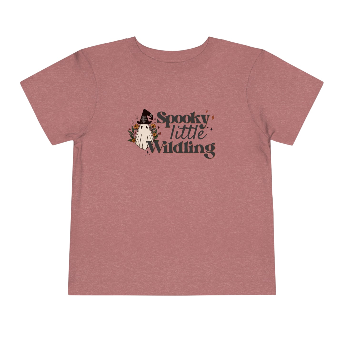 Spooky Little Wildling Floral Ghost Toddler Tee