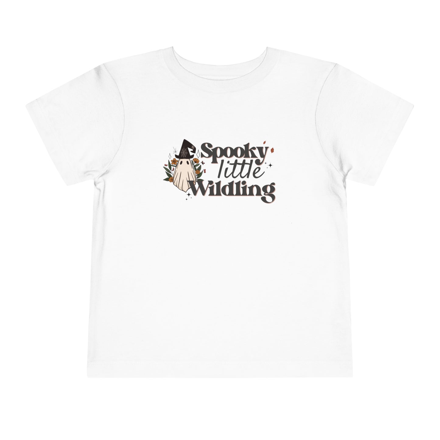 Spooky Little Wildling Floral Ghost Toddler Tee