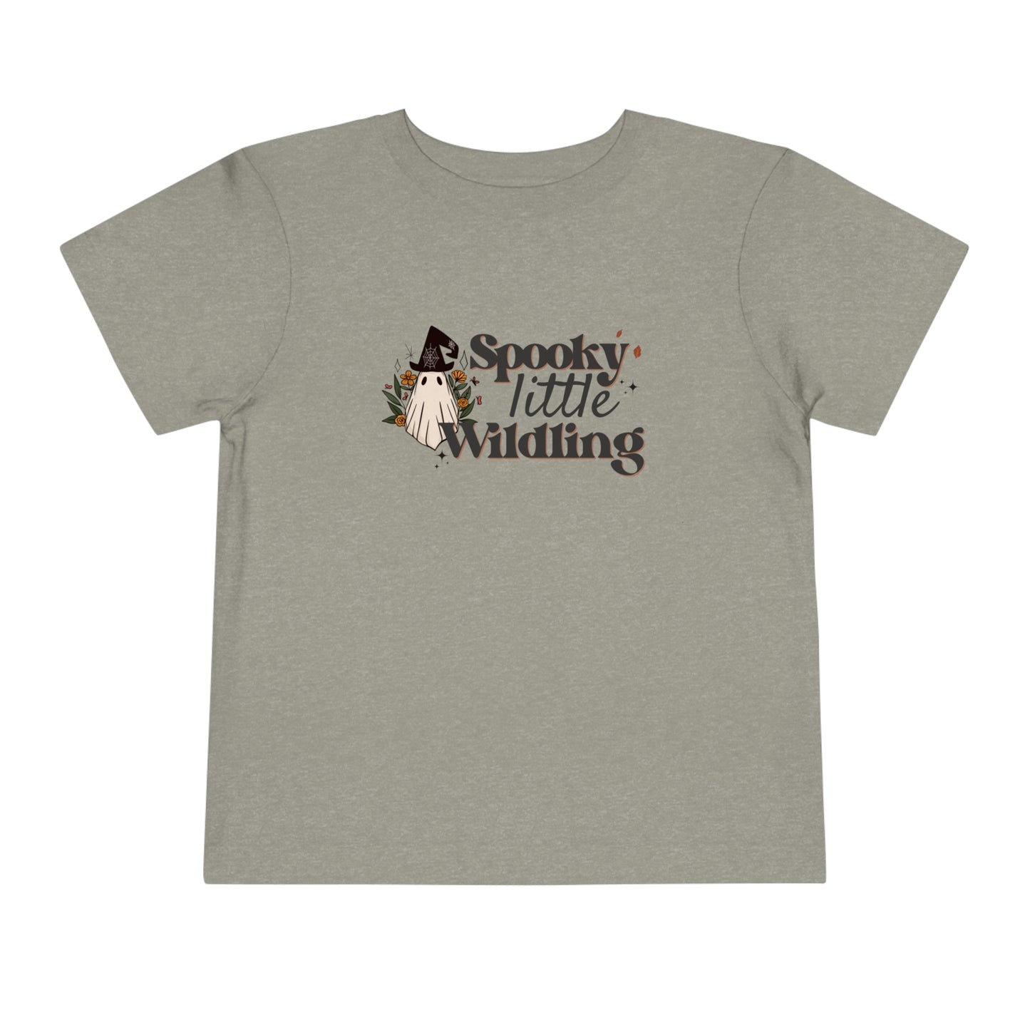 Spooky Little Wildling Floral Ghost Toddler Tee