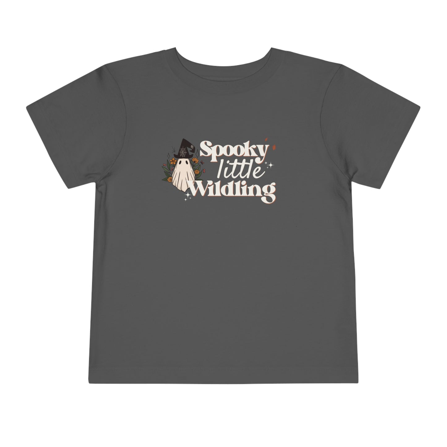 Spooky Little Wildling Floral Ghost Toddler Tee